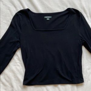 long black sleeve top